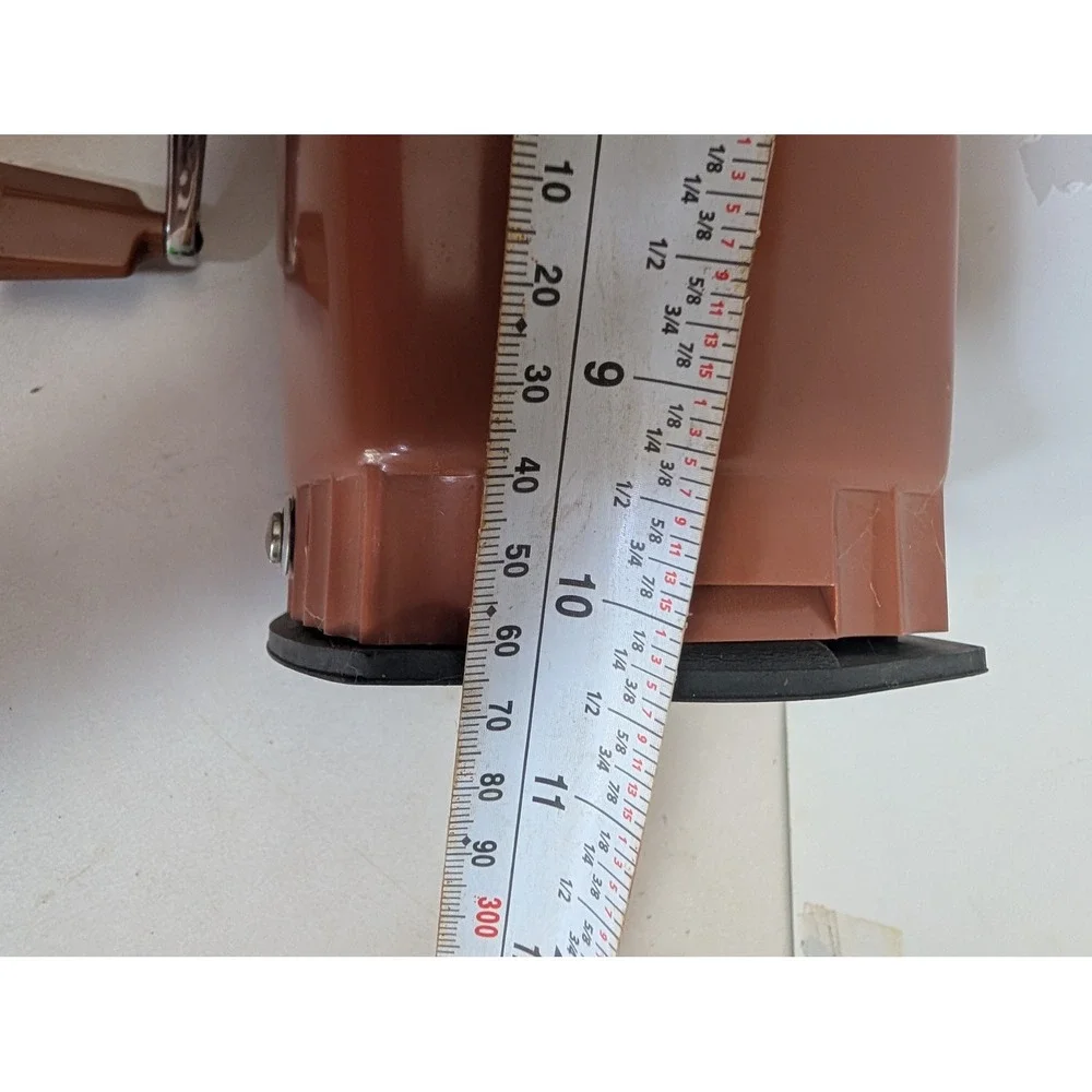 Vintage Rival Ice-O-Mat Ice Crusher Manual Hand Crank Brown  Kitchen Tool MCM